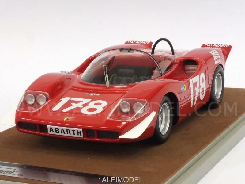 Abarth 2000 S Winner Targa Florio 1969 Bitter -Kellener 1:18 TECNOMODEL TM18-58C - Immagine 1 di 1