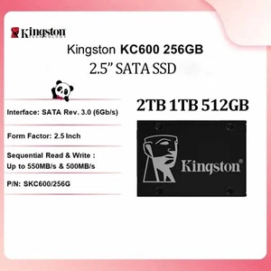 Kingston SSD KC600 256GB 512GB 1TB 2TB Solid State Drive 2.5" For PC Laptop Lot - Picture 1 of 8