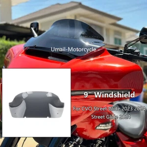 For Harley Touring CVO Street Glide FLHXSE 9" Windshield Windscreen 2023 2024 - Picture 1 of 9