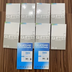 Mkeke & Luckymore Tempered Glass Screen Pro 9H+ (5.4") LOT OF 10 NEW - Picture 1 of 6