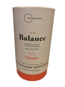 Premama Balance for Her Powder Packets 28 Day 8.4 Oz Berry Drink Vegan Exp 5/25 - Picture 1 of 3