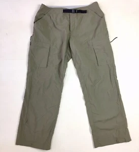Mountain Hardwear Womens Size 10 Olive Green Straight Leg Hiking Pants Pockets - Picture 1 of 9