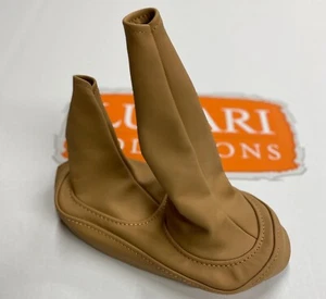 GEAR GAITER IN BARLEY LEATHER + STITCH FITS LAND ROVER DEFENDER TDI TD5 90 110 - Picture 1 of 3