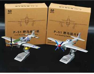 Diecast 1:48 Scale P51 Mustang Fighter Alloy Toy Military Combat Aircraft Model  - Picture 1 of 17