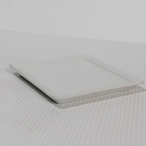 Vertex Porcelain Restaurant Grade Appetizer Dessert Plates 5.25" square White - Picture 1 of 4