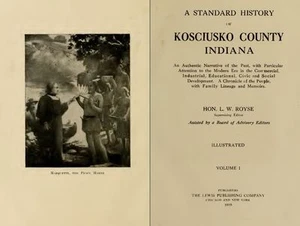 1919 KOSCIUSKO County Indiana IN, History and Genealogy Ancestry Family DVD B36 - Picture 1 of 2
