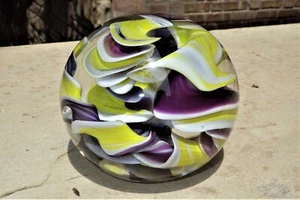 Studio Art Glas Magnum Briefbeschwerer Andrew Noga signiert NOGA - Bild 1 von 10