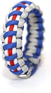 tru550 New York Giants Football ParaCord Bracciale Uomo Sopravvivenza Gioielli Nuovo con etichette - Foto 1 di 7