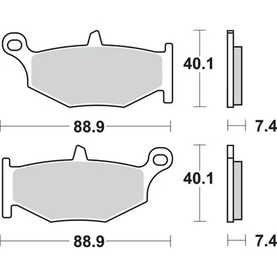 SBS LS Brake Pads For Suzuki - 833LS 833LS - Image 1 of 4