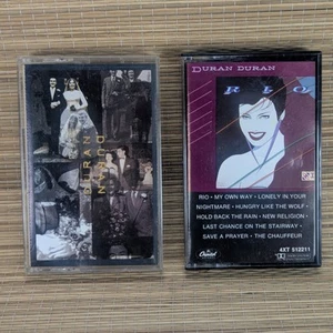 Duran Duran Cassette Lot Rio and Wedding Album Self Titled Plays Great - Picture 1 of 14