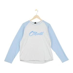 Vintage O'Neill T-Shirt Womens Size M Blue Surf Core Spell Out Y2K - Picture 1 of 15
