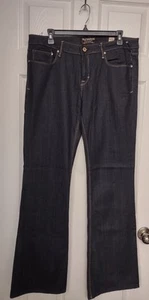 Jeans By Cult Of Individuality Jeans Donna 32 X 35 Bohemi BootCut Blu Denim - Foto 1 di 5