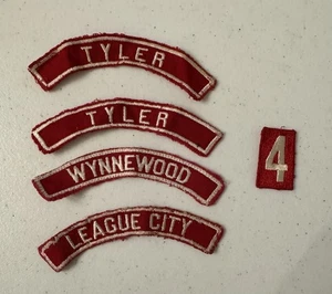 Boy Scouts of America Red/White Troop Number Patches, Used, SOLD INDIVIDUALLY - Picture 1 of 1