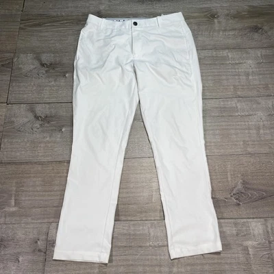 Pantalones chinos de golf Puma para hombre 30x30 blancos elásticos rendimiento frente plano 578720-05 Foto 1 de 4