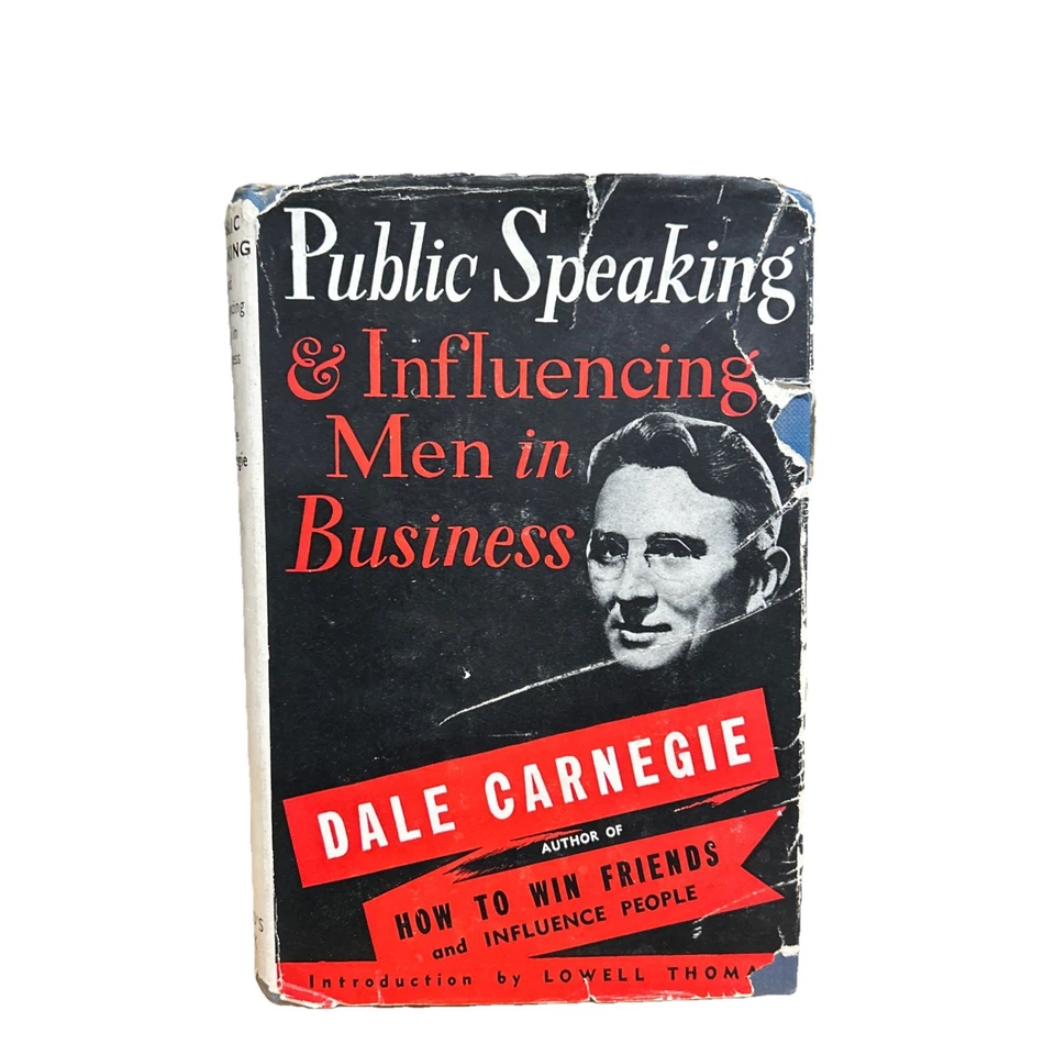 Public Speaking & Influencing Men in Business By Dale Carnegie, Hardcover 1957 - Image 1 of 4