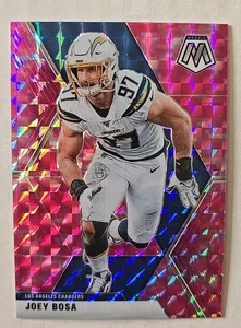 2020 Panini Mosaic - Joey Bosa #111 Camo Pink Mosaic Prizm - Picture 1 of 8