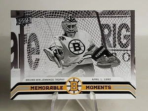 2023-24 CUBIERTA SUPERIOR CENTENARIO BOSTON BRUINS MOMENTOS MEMORABLES ANDY MOOG - Imagen 1 de 2