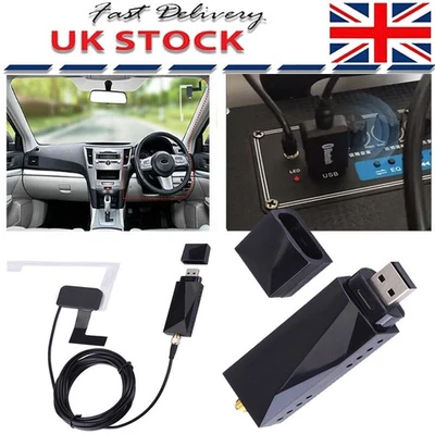 Auto USB Android DAB+ Autoradio Adapter Digital Tuner Audio Empfänger Antenne UK - Image 1 of 4
