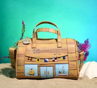 Bolso Bandolera Bob Esponja 25 Aniversario Krusty Krab Figura Foto 1 de 4