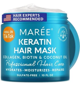 MAREE Deep Hair Mask & Conditioner - Hydrating & Deep Conditioning Hair Mask wit - Picture 1 of 3