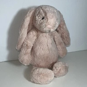 Jellycat London 11 Zoll Pastellrosa Häschen Plüsch Baby Spielzeug Lovey Rassel Glockenspiel Sound - Bild 1 von 11