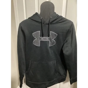 Under Armour Hoodie Small Black Men's Loose coldgear Pullover Athletic - Picture 1 of 1