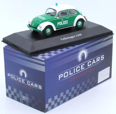 ATLAS Collection 7 598 001 VW Käfer 1200 "POLIZEI" OVP 1:43 - Bild 1 von 4