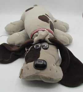 Vintage 1985 Tonka Pfund Welpe Plüsch groß 18 Zoll beige braune Punkte Halsband sehr guter Zustand - Bild 1 von 10