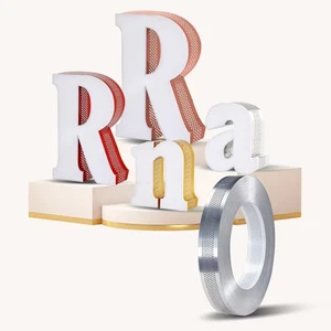 Aluminum Coil Material Strip Trim Cap for Perforated Sign Channel Letter Word - Picture 1 of 45
