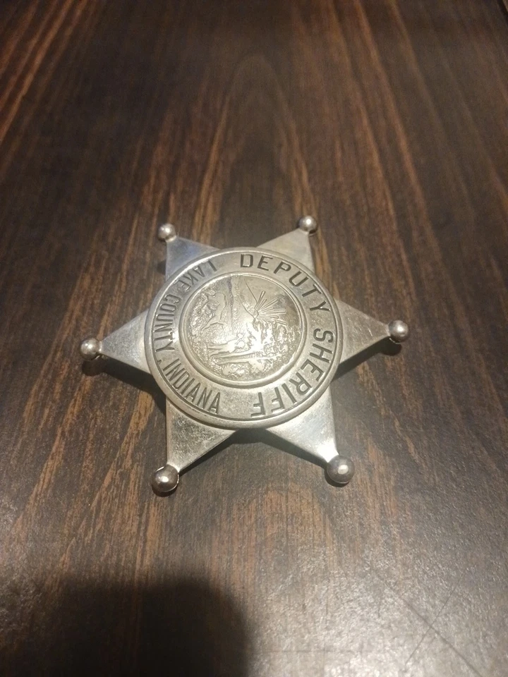 Vintage Lake County Pin...obsolete Badge - Image 1 of 2