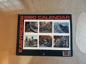 EASYRIDERS 1980 KALENDER DAVID MAN HARLEY CHOPPER CULTURE einige Schrift innen - Bild 1 von 24