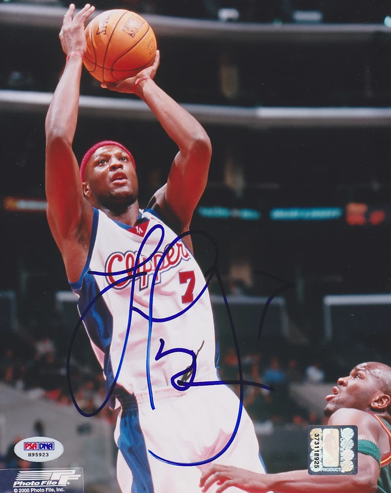 Lamar Odom SIGNED 8x10 Photo Los Angeles Clippers PSA/DNA AUTOGRAPHED - Image 1 of 1