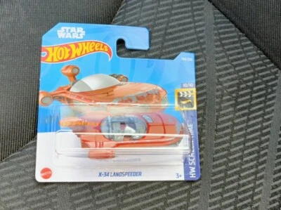 HOTWHEELS Star Wars X-34  Landspeeder HW screen time Mattel nuova - Immagine 1 di 3