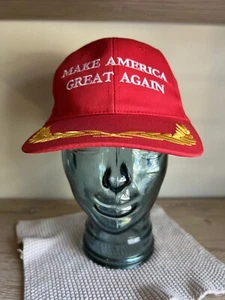 Make America Great Again Trump Mütze verstellbar rot gelb bestickt Einheitsgröße - Bild 1 von 5