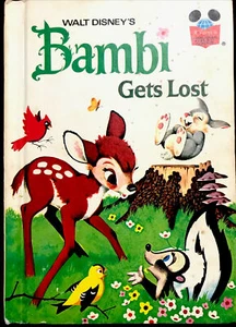 DISNEY'S BAMBI GETS LOST~ Vintage Children's Wonderful World of Reading Book - Picture 1 of 5