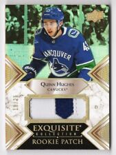 2019-20 Exquisite Collection Rookie Patch Gold Spectrum #RP-QH Quinn Hughes /25