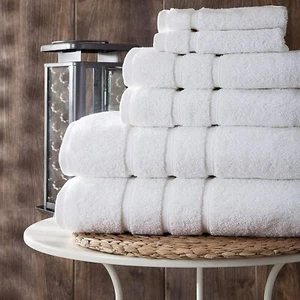 Premium Hotel Quality 2x Hand&2x Bath Towel Bale Set 100% Organic Cotton 600 GSM - Picture 1 of 9