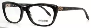ROBERTO CAVALLI Martinica 715 05A Black Smoke Womens Eyeglasses 54-17-140 B:38 - Picture 1 of 15