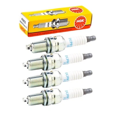 KIT (4) CANDELE FIAT BRAVO II PANDA 169 PUNTO 188 IDEA 8V 16V NGK DCPR7EN-10 - Image 1 of 4