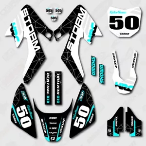 Cyan Storm Racing Graphics Kit fits 13-25 Honda Crf50 CRF 50 Decals - Foto 1 di 5