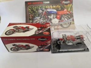 1/24 ATLAS IXO CLASSIC MOTOR BIKES - 1973 MV AGUSTA 750S AMERICA MOTORCYCLE - Picture 1 of 3