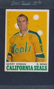 1970/71 OPC O-Pee-Chee #187 Gerry Ehman Seals EX *209 - Picture 1 of 1