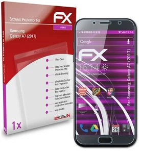 atFoliX Película Vidrio para Samsung Galaxy A7 (2017) 9H Armadura protectora - Imagen 1 de 5