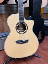 Washburn Ag70ce Apprentice Series Acoustic Electric Guitar With Hardshell Case