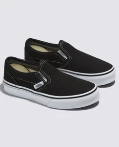 Scarpe Vans unisex nere classiche slide on taglia US 2Y - Foto 1 di 6