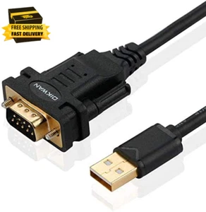 USB to RS232, USB Serial Adapter with FTDI Chipset,Usb 2.0 to Male DB9 Serial Ca - Picture 1 of 10