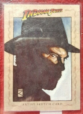 Indiana Jones Heritage - ULTRA RARE Russ Walks "Indy" Sketch Card - Image 1 of 4