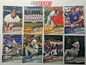 2020 Topps Series 1, 2 & Update DECADES BEST Insert Card YOU PICK inc Parallels