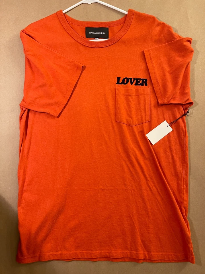 Camisa Alex Olson x Bianca Chandôn Love Color Naranja Talla Extra Grande Foto 1 de 1