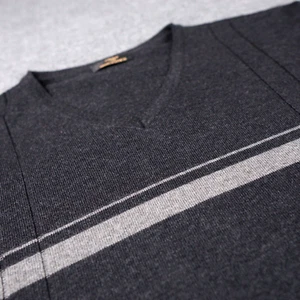 VINTAGE St Michael Sweater Mens XL Charcoal Gray Wool Acrylic Sporty Monochrome - Picture 1 of 12